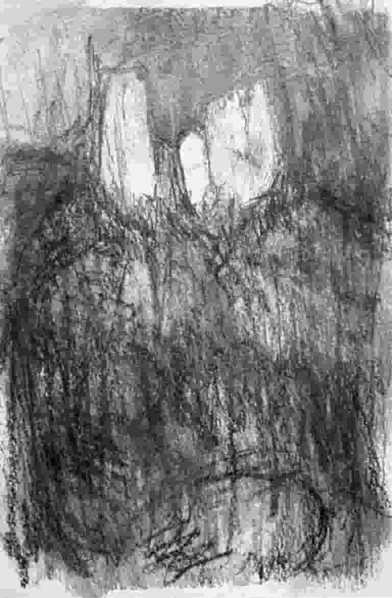 Coldrum from below