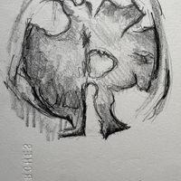 Acting the Bird - My Tatty Artwork - Andy Mata