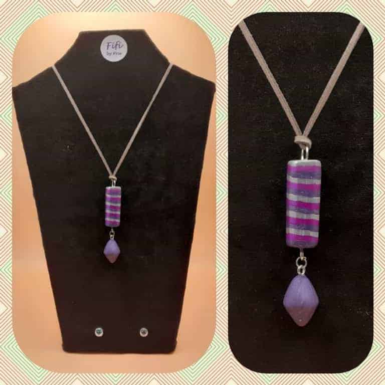 Purple pink oblong