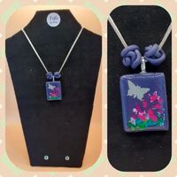 Purple butterfly garden