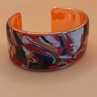Multi-coloured cuff