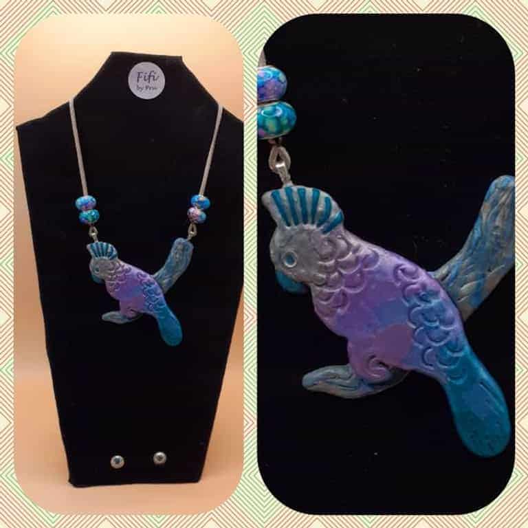 Parrot necklace