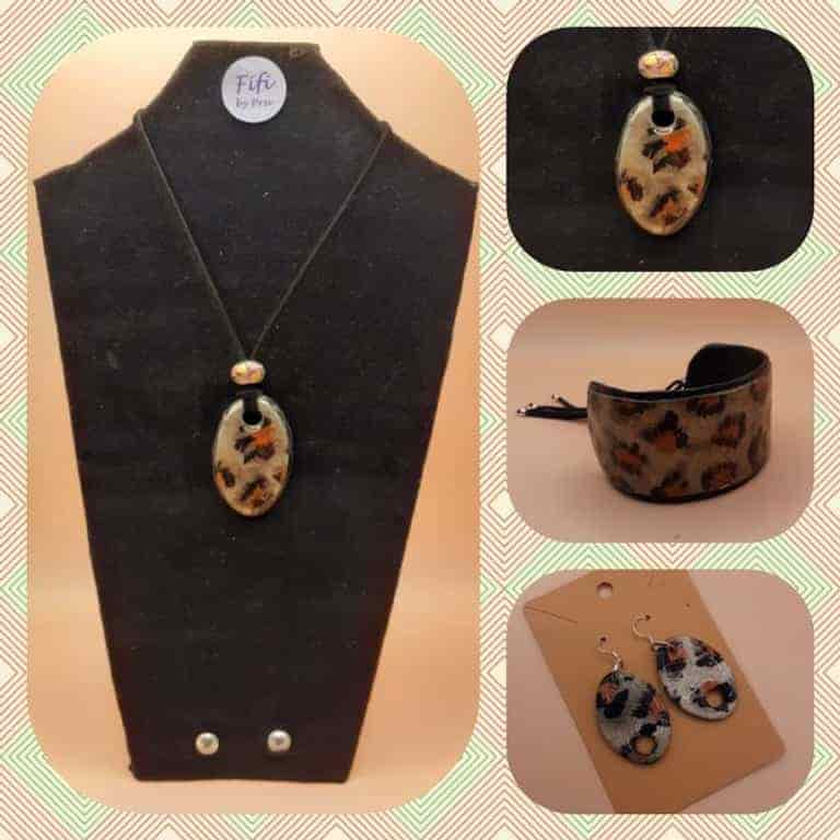 Leopard print set