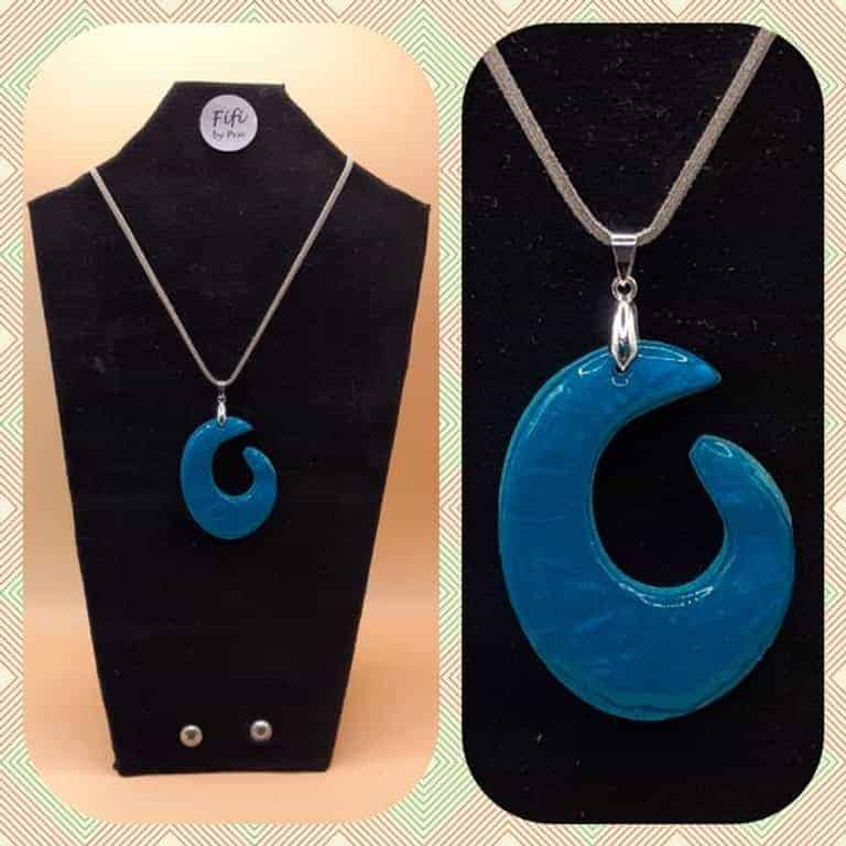 Turquoise swirl