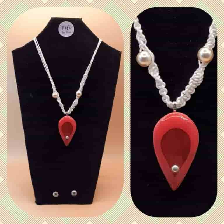 Pink teardrop
