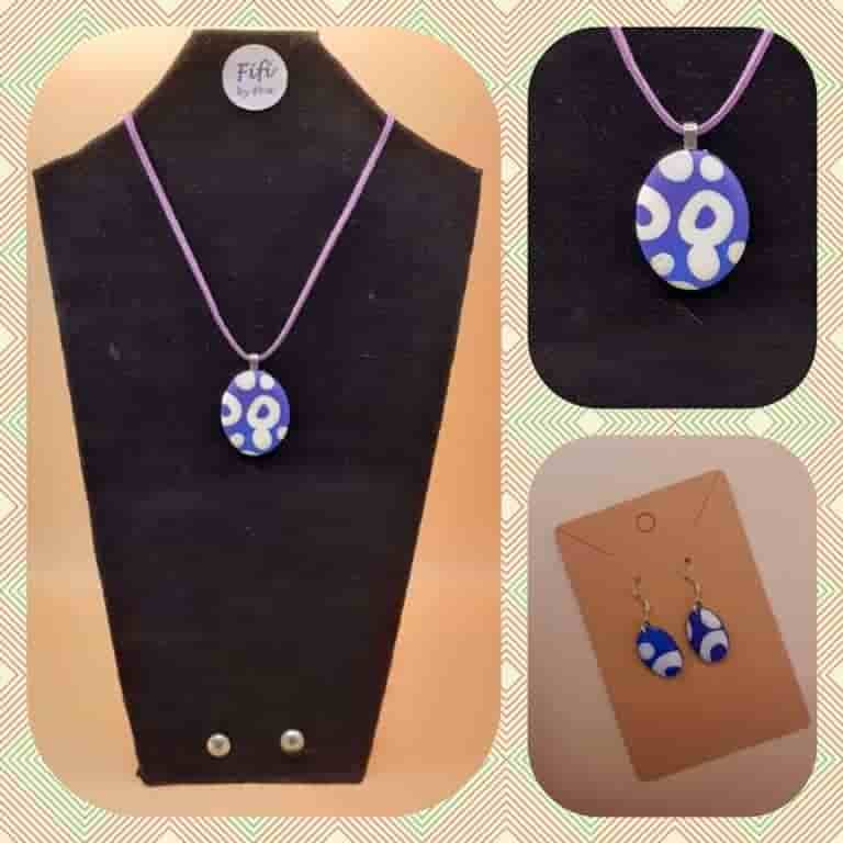Purple and white spot