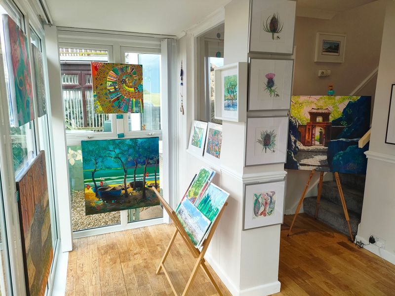 Bridget march exhibition at Alnmouth 2025