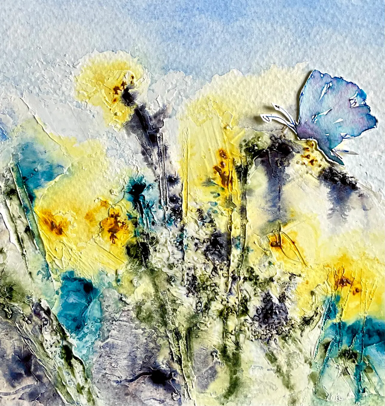 Butterfly in summer