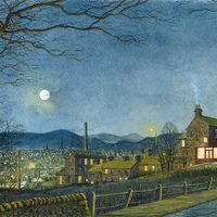 Coming Into Town on a December Evening
