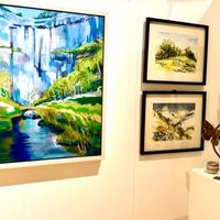 'Northern uplands winter flurry' at Rural Arts Exhibition