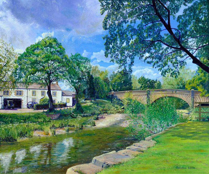 Gargrave Bridge exhibited at the Emerging Artists Exhibition 2024 at Skipton Town Hall