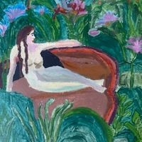 Henry Rousseau painting by Jow Bowhay artist