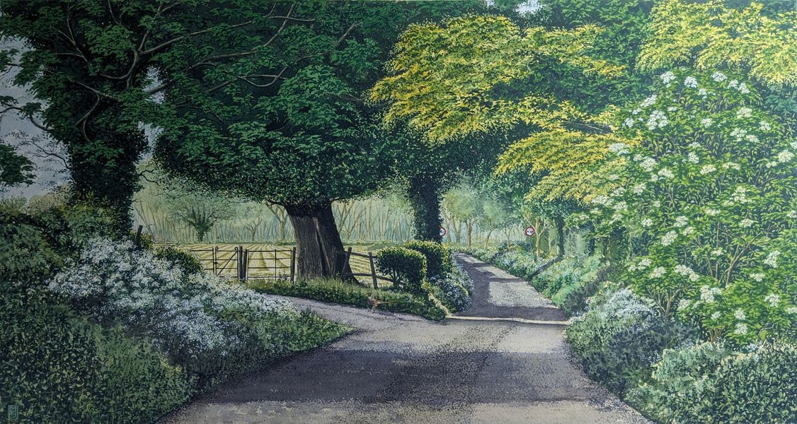 An original watercolour painting by Matthew Eyles