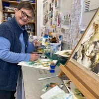 January 2025 marked the second birthday of Craven Arts House and for me it meant I’ve been settled into my permanent base in Studio 3 just long enough to think about becoming part of the North Yorkshire Open Studios circuit … off we go.