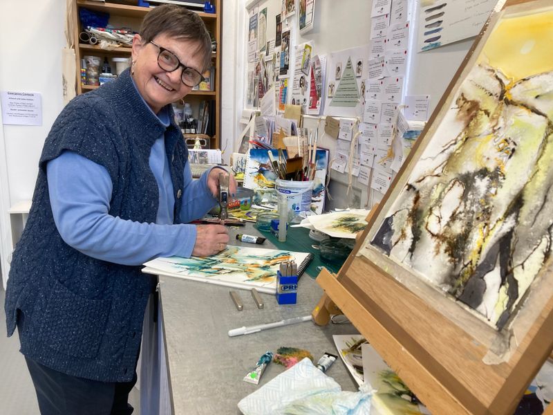 January 2025 marked the second birthday of Craven Arts House and for me it meant I’ve been settled into my permanent base in Studio 3 just long enough to think about becoming part of the North Yorkshire Open Studios circuit … off we go.