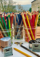 Coloured Pencil Workshop : Thornton in Craven : £30 Adult, £15 Budding Young Artist (9+) logo