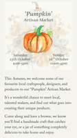 Holden Clough Artisan Market - Pumpkin logo