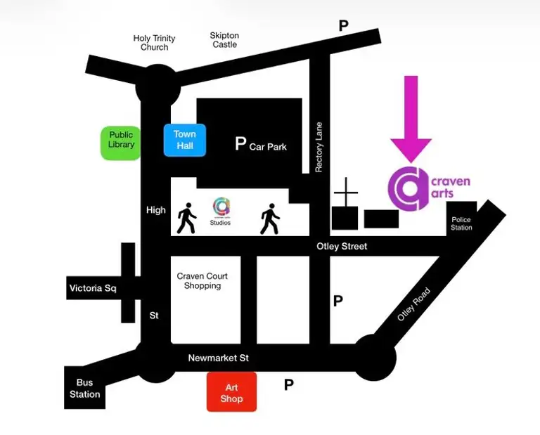 Craven Arts map