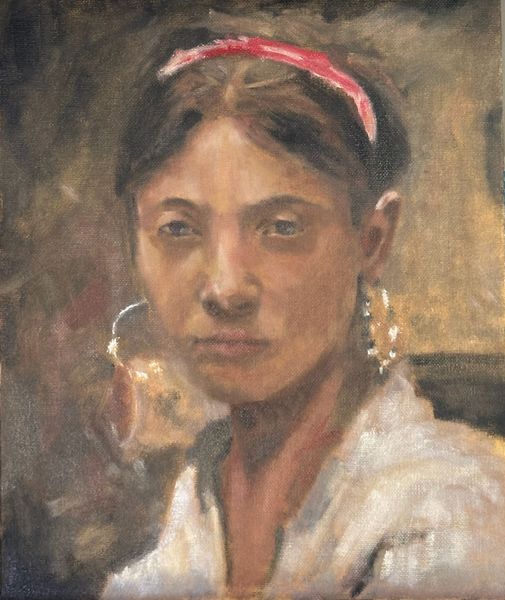 Study of "Head of a Capri Girl" (after John Singer Sargent)