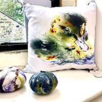 Cheeky cheep cheep cushion