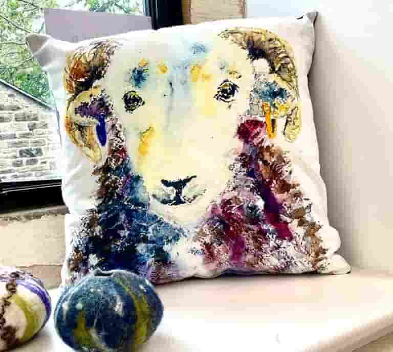 Herdwick Ram cushion