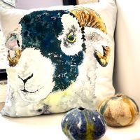 Swaledale Ewe cushion