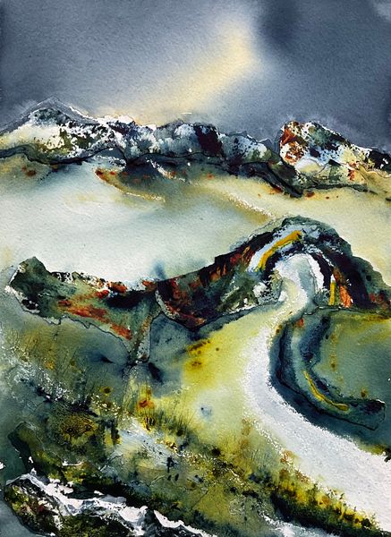 Moonlight - a way to nowhere is an expression of the dark skies and tranquility that can be felt when in remote areas like the Yorkshire Dales between dusk and dawn