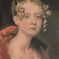 Study of portrait of Sarah Wordsworth (after Sir Henry Raeburn)