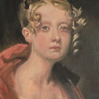 Study of portrait of Sarah Wordsworth (after Sir Henry Raeburn)