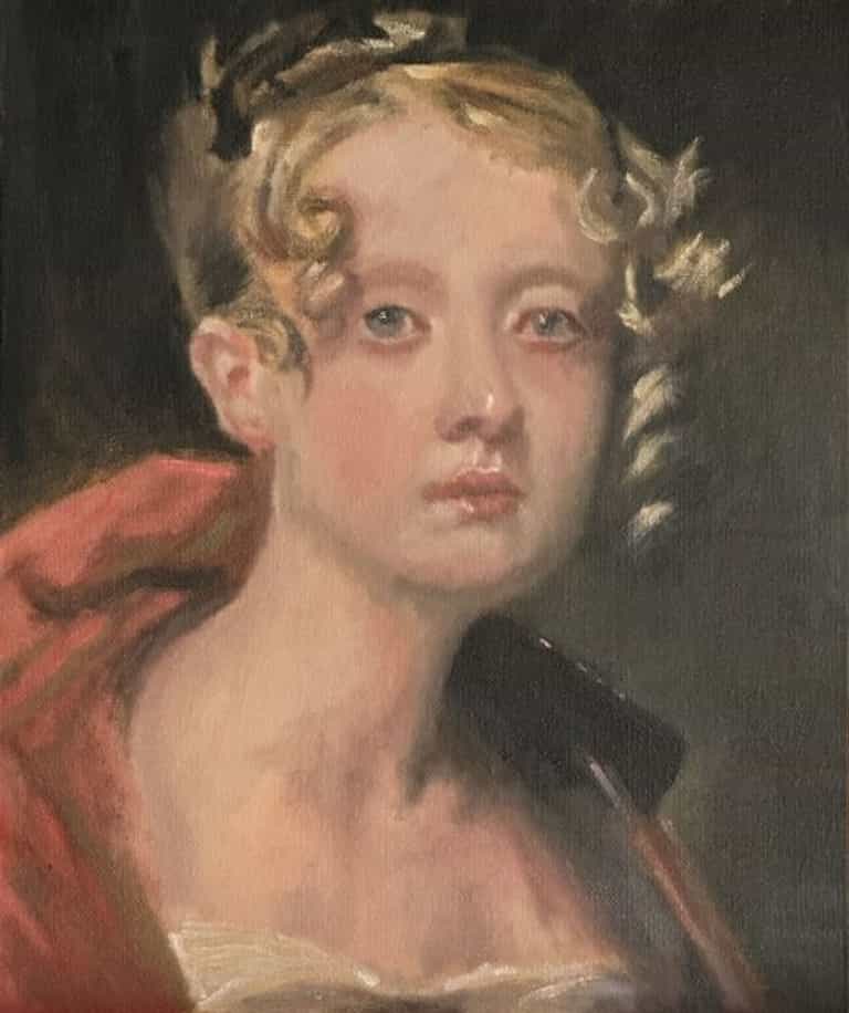 Study of Portrait of Sarah Wordsworth (after Sir Henry Raeburn)