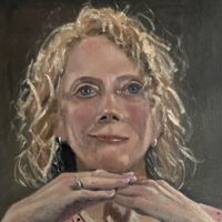 Judith, Portrait in oils by Jonathan Little, original artwork