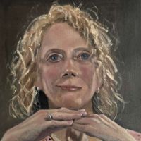 Judith, Portrait in oils by Jonathan Little, original artwork