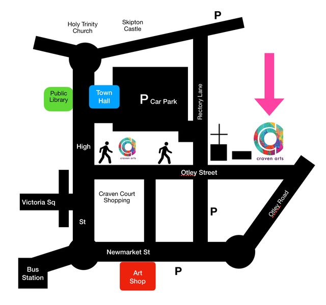 Craven Arts map