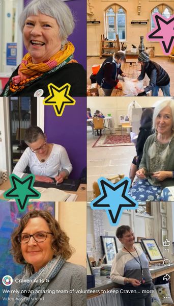 Star volunteers …