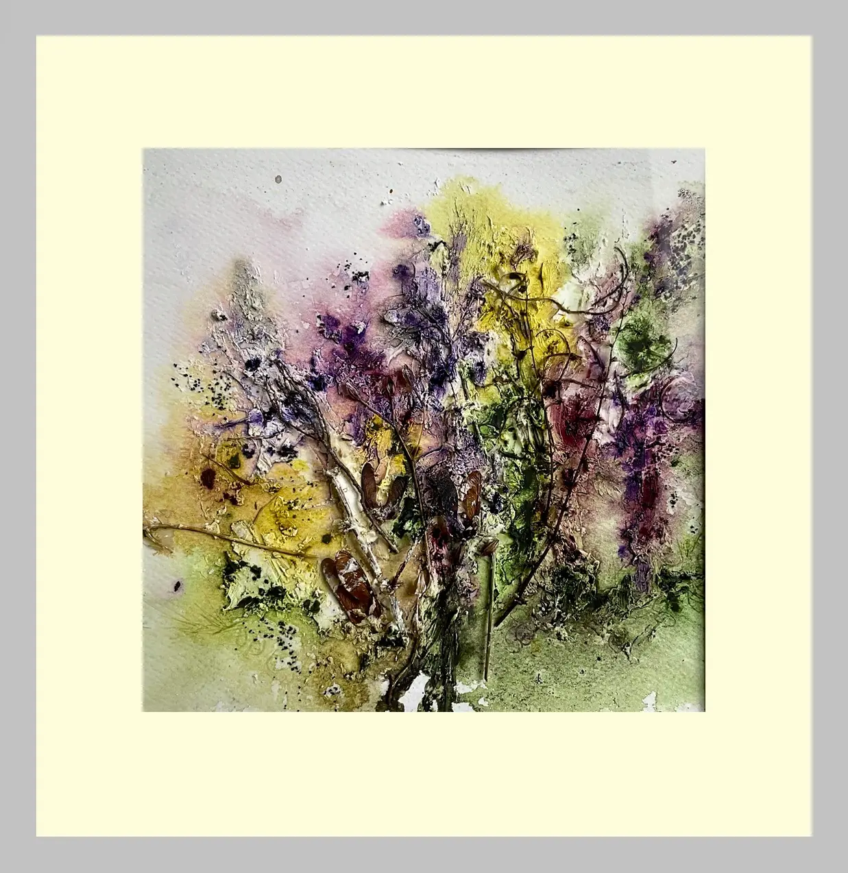 Heathland - organic material & paint