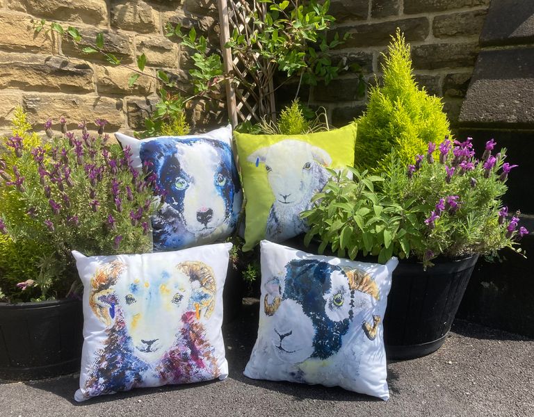 Cushions can be provided from our wide range of images on request. Drop me a line from the Contacts page.