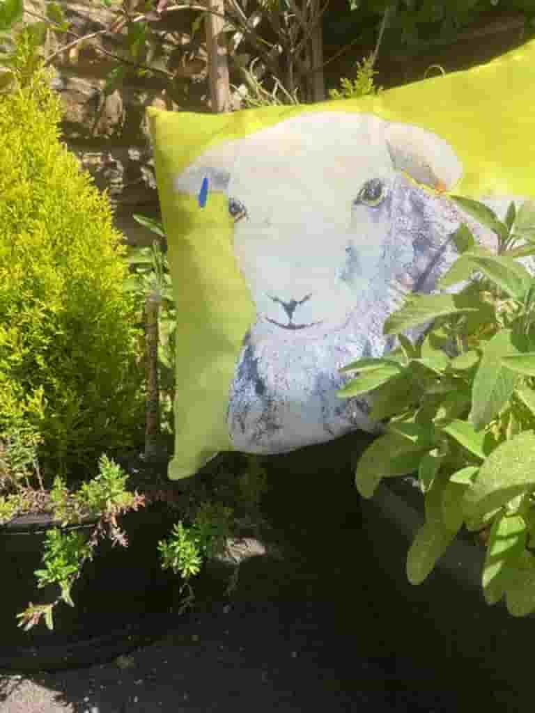 Tuppence the Herdy cushion