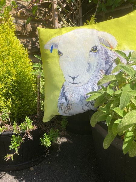 Cushion. Tuppence the Herdy. 