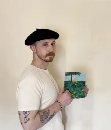 James Lee artist in a picture