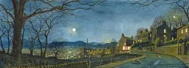 Coming Into Town on a December Evening
