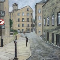 No.24 Brewery Lane painting by Irena Fraczek