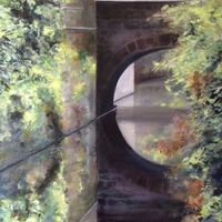 No.4 Mill Bridge painting by Irena Fraczek