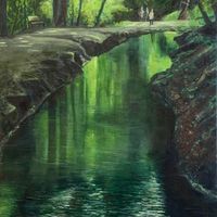 No.7 Through the Woods painting by Irena Fraczek