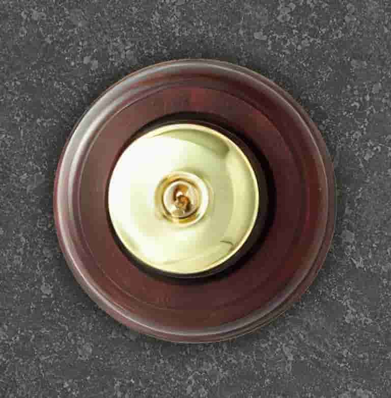 One gang round Standen 2 way light switch