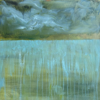 Plead for Me from a poem by Emily Bronte painting by Joy Bowhay