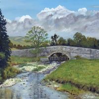 River Aire at Newfield Bridge near Airton