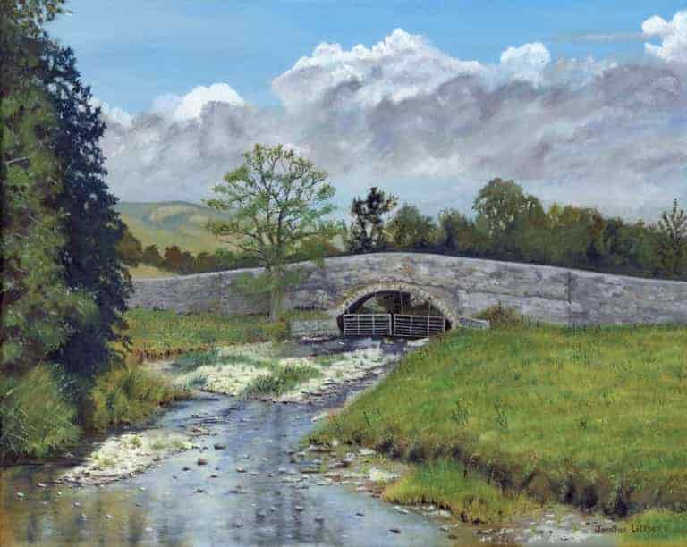 River Aire at Newfield Bridge near Airton