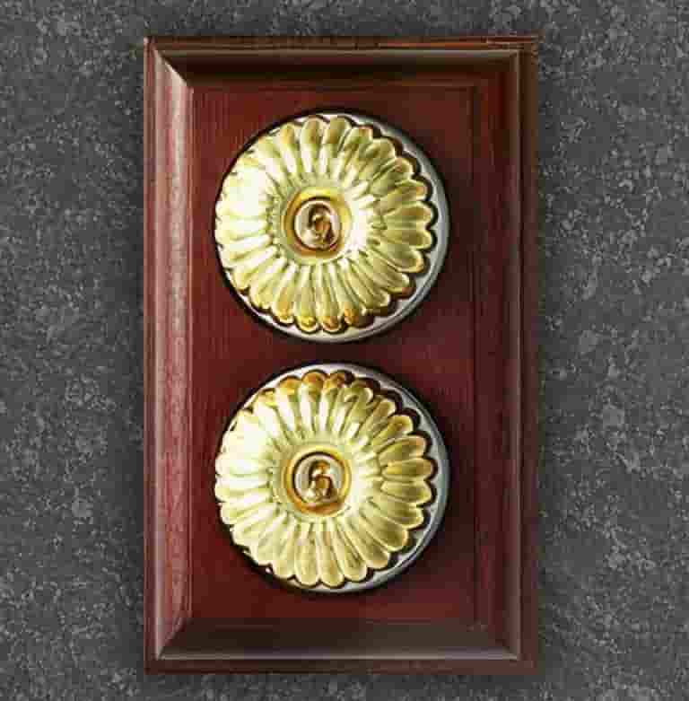 Two gang Osborne 2 way light switch