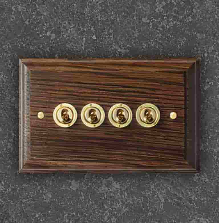 Four gang Albany 2 way light switch