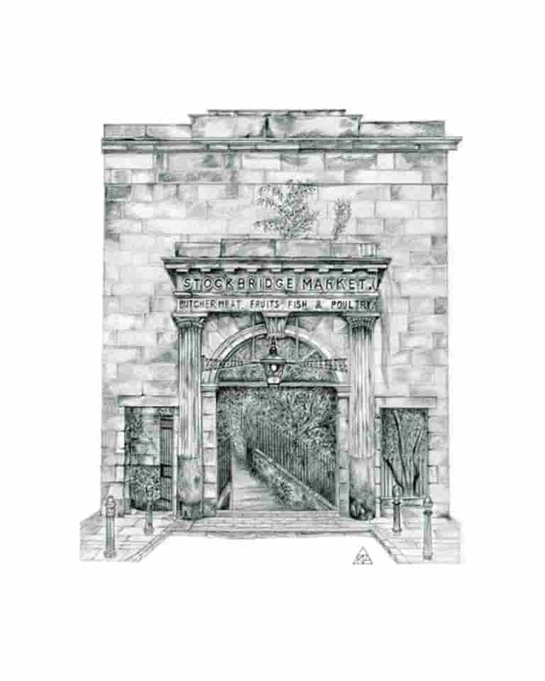 STOCKBRIDGE MARKET ARCH, EDINBURGH